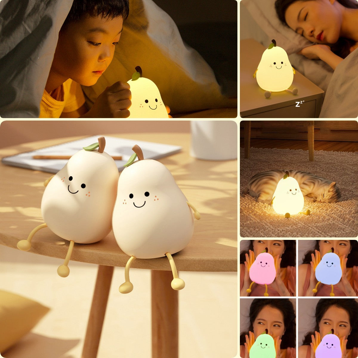 LED Pear Night Light