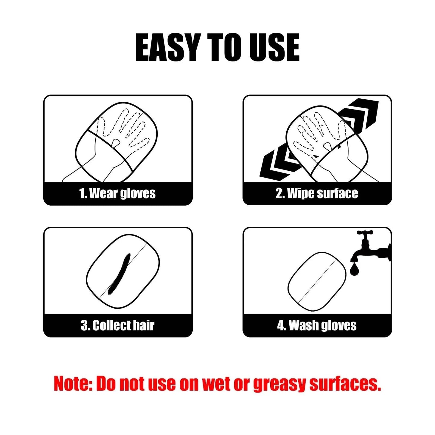 Pet Hair Removal Tool Reusable