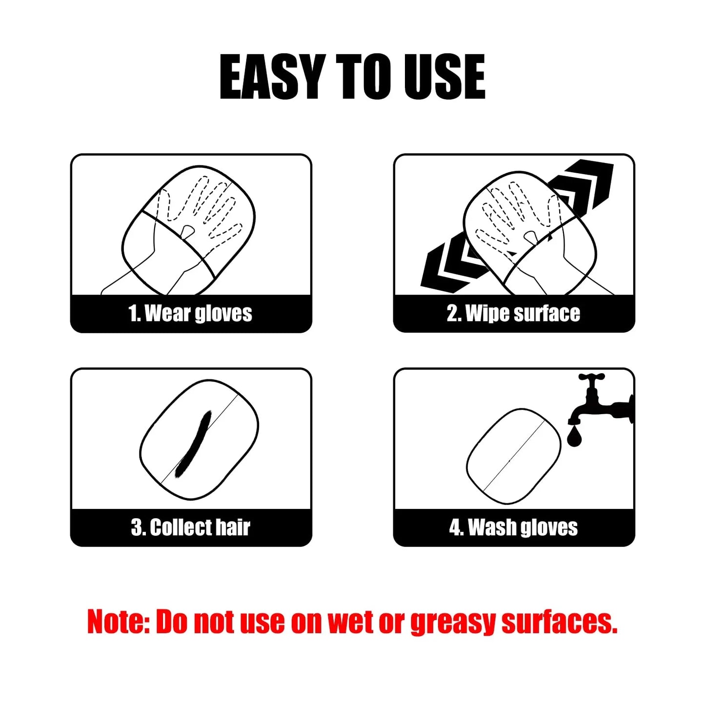 Pet Hair Removal Tool Reusable