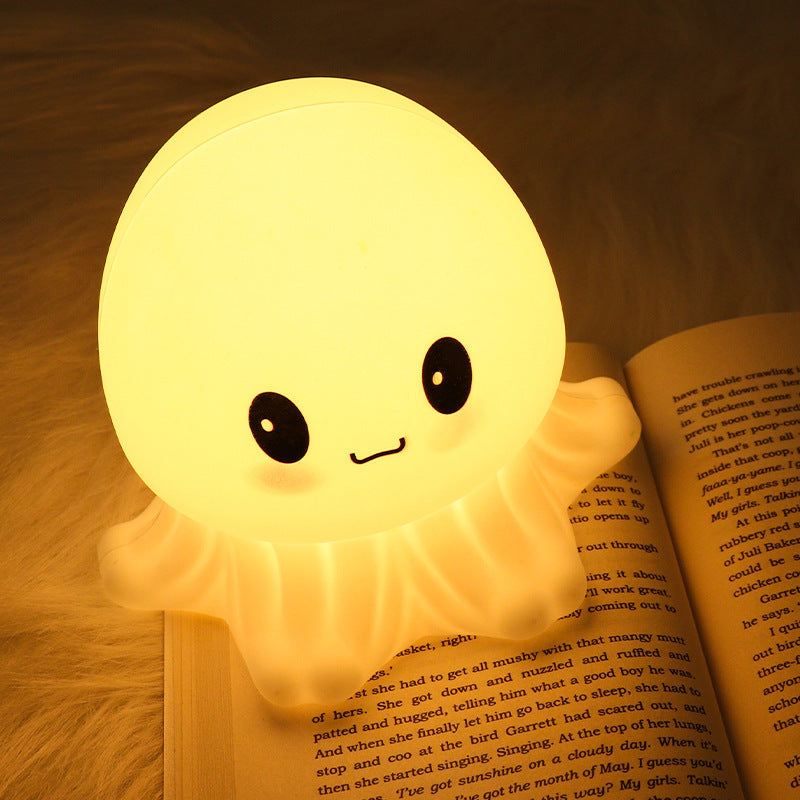 Cute Jellyfish Lamp Creative Octopus Silicone Sleeping Night Light