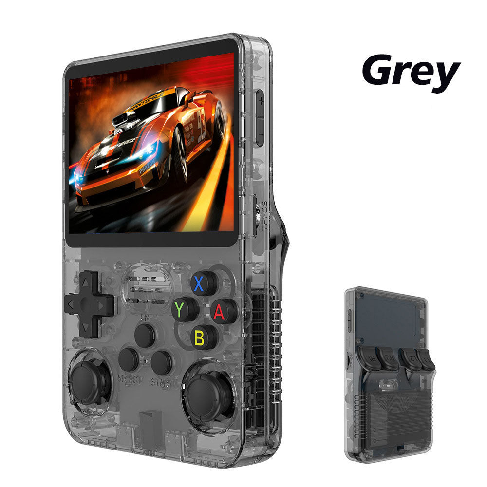 R36S Retro Handheld Game Console - Grey