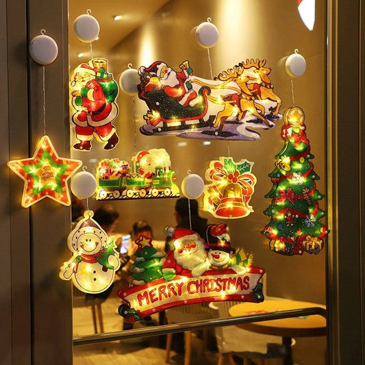 🎅🎄Christmas Window Hanging Lights🎅